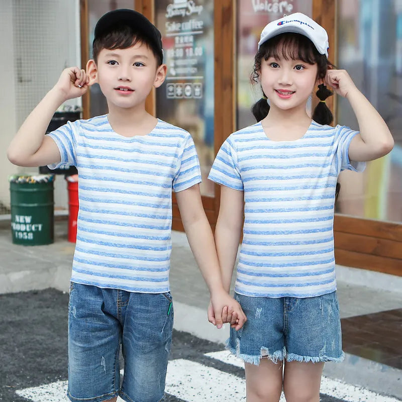 Cartoon Modal Kids Print Short Sleeve