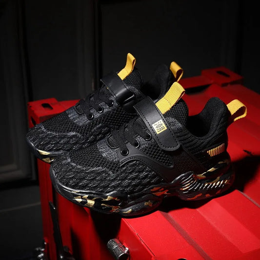 Printemps Et D'été Maille Enfants de Chaussures de Sport Chaussures antidérapantes Garçons Chaussures - Enfance-Heureuse