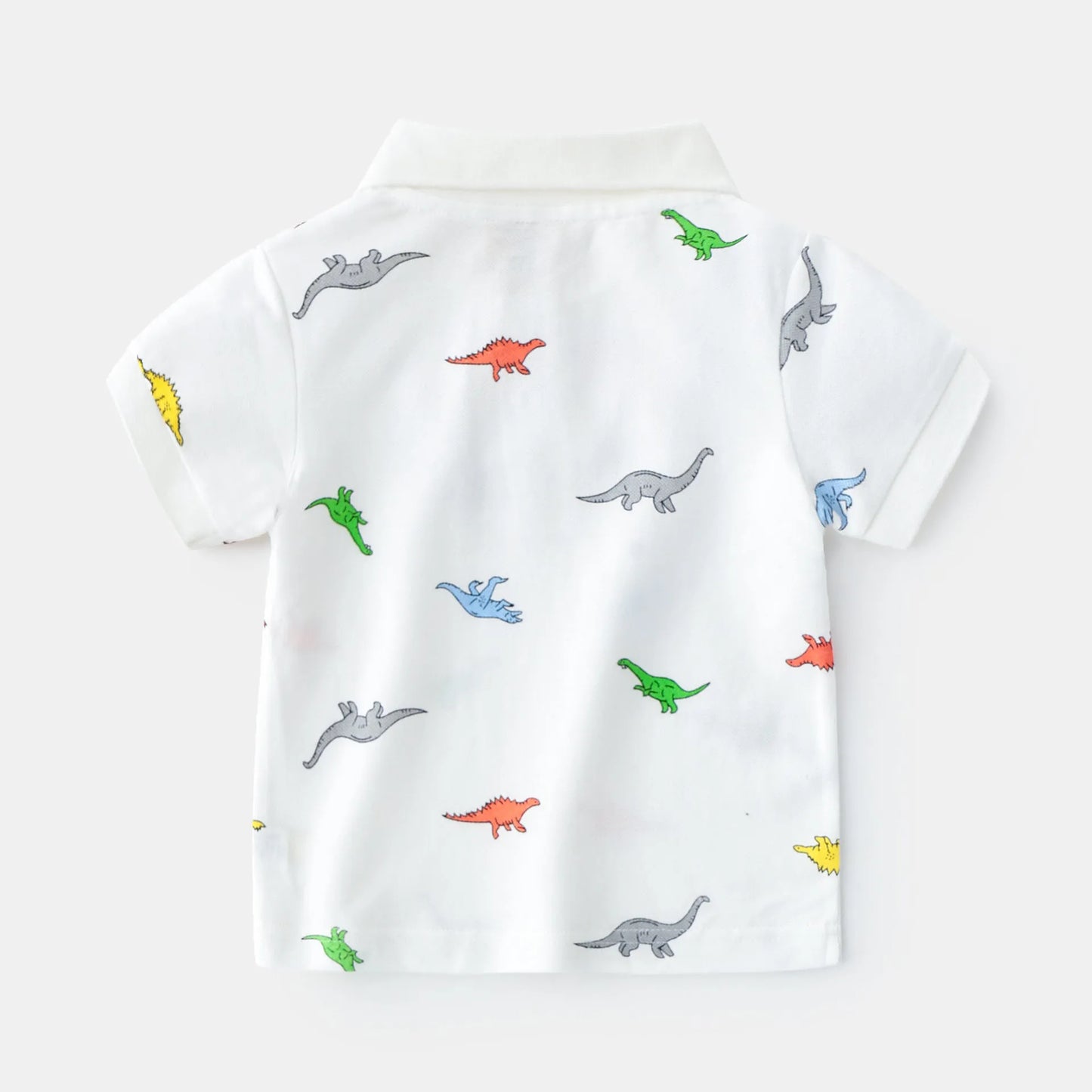 Boys Cartoon Short Sleeve Fashion Casual Trend Children's T-shirt Moisture Wicking Cotton Short Sleeve - Enfance-Heureuse