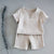 Boy And Girl Baby Short-sleeved Summer Suit - Enfance-Heureuse