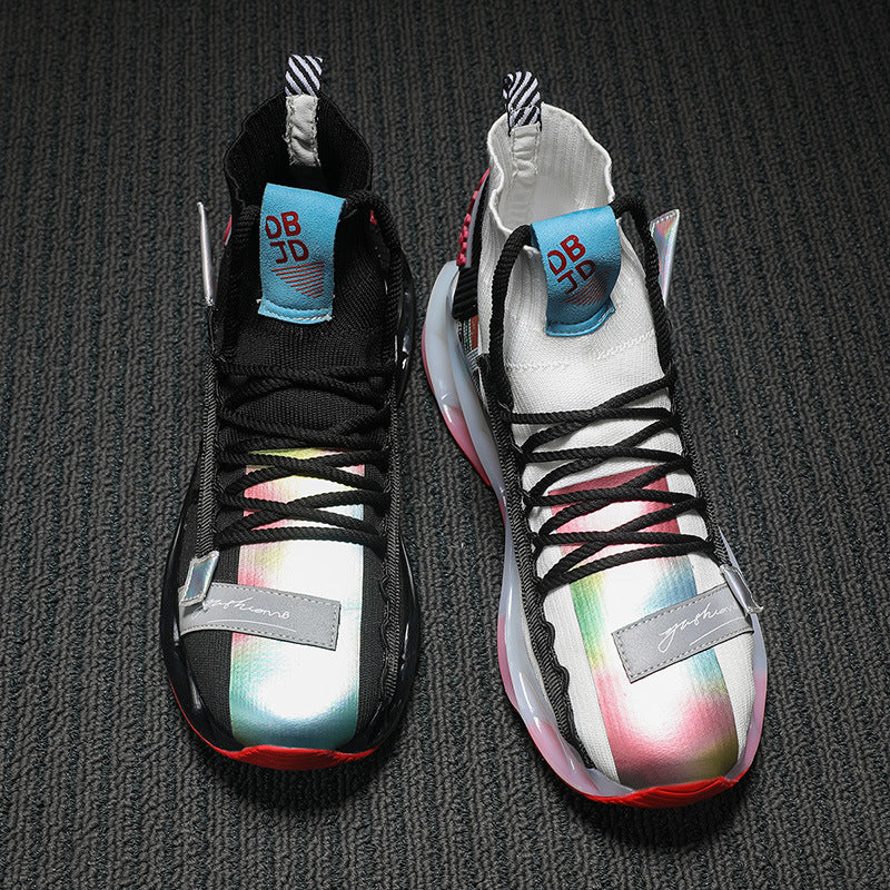 Good Quality Hollow Cushioning Damping Sport Shoes Mens Athletic Jogging Sneakers - Enfance-Heureuse