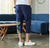 Sinicism Shop Mens Cotton Linen Harem Pants Male Casual Red Bottom Calf-Length Pants Man Summer Harajuku Baggy Loose Pants - Enfance-Heureuse