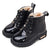 Winter Children Shoes PU Leather Waterproof Martin Boots Kids Snow Boots - Enfance-Heureuse