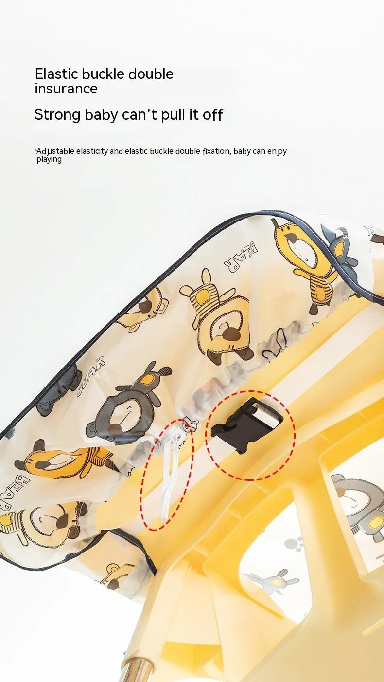 Dining Chair Overclothes Baby Eating Bib Water And Dirt Resistant Baby Food Apron Detachable - Enfance-Heureuse