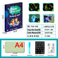 Educational Toy Drawing Pad 3D Magic 8 Light Effects Puzzle Board Sketchpad - Enfance-Heureuse
