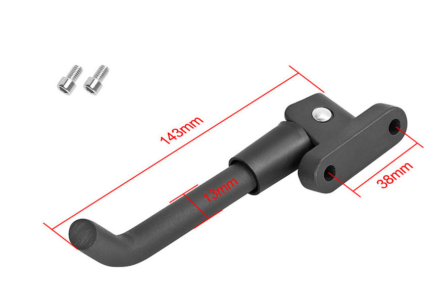 Electric Scooter Accessories Aluminum Alloy Foot Brace Black White And Gray With Screws - Enfance-Heureuse