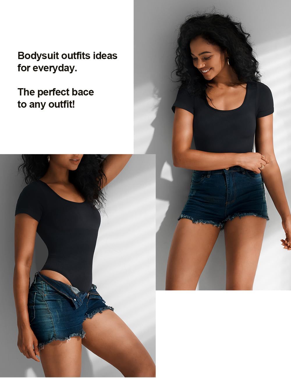 European And American Square-neck Cinched Corset Close-fitting Seamless Short Sleeve T-back - Enfance-Heureuse