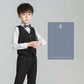 Children's Suit Boys Solid Color Flower Girl Dress Catwalk Performance Clothing - Enfance-Heureuse