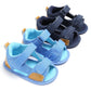Sandales Velcro en denim pour bébé chaussures pour bébé - Enfance-Heureuse