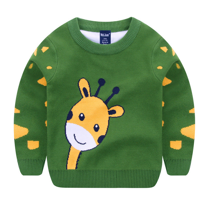Children cartoon sweater - Enfance-Heureuse