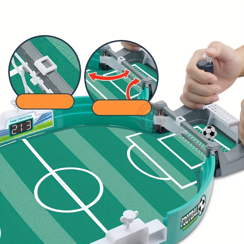 Football Table Interactive Game, Mini Tabletop Football Game Set For Kids, Hand-Eye Coordination Parent-Child Interactive Family Sports Board Game - Enfance-Heureuse