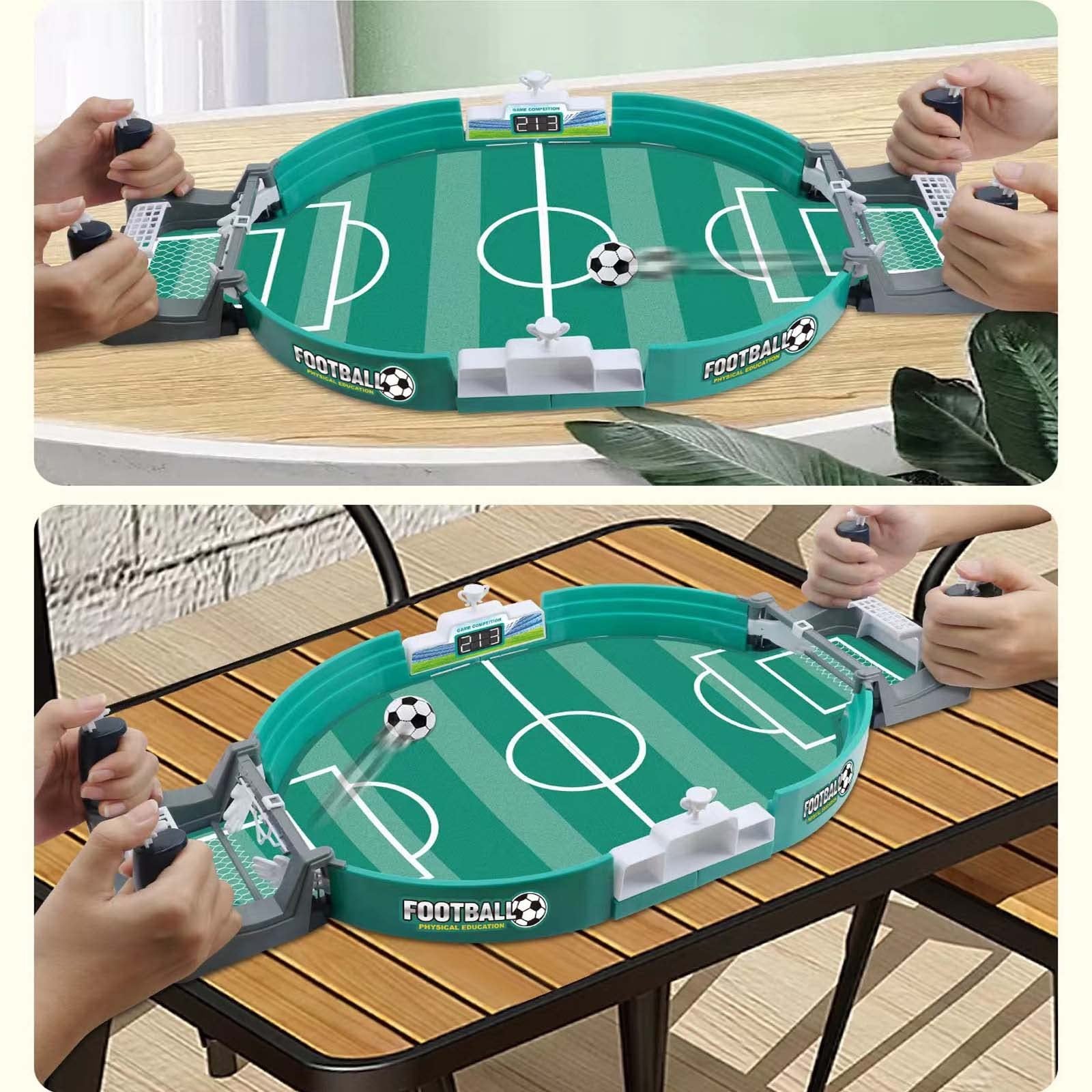 Football Table Interactive Game, Mini Tabletop Football Game Set For Kids, Hand-Eye Coordination Parent-Child Interactive Family Sports Board Game - Enfance-Heureuse