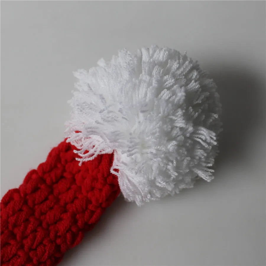 Red wool christmas dress - Enfance-Heureuse