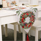 Bandera de mesa de tela tejida para decoraciones navideñas