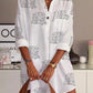 Vestido camisero ajustado con estampado de letras para mujer