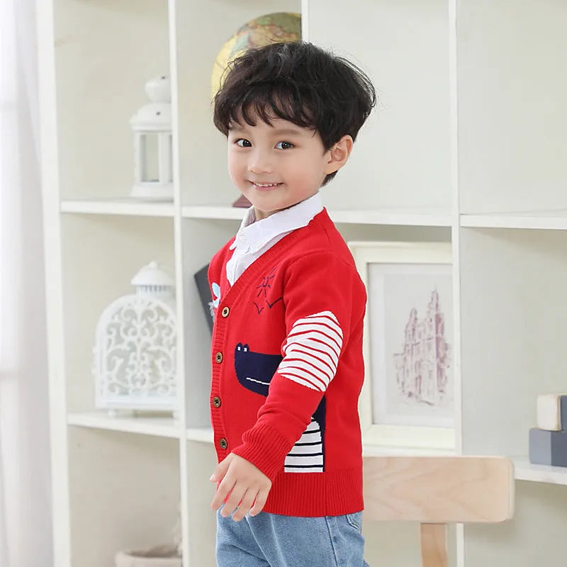 Boys cardigan sweater - Enfance-Heureuse