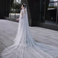 Luxury Heavy Industry Bridal Pearl Veil - Enfance-Heureuse