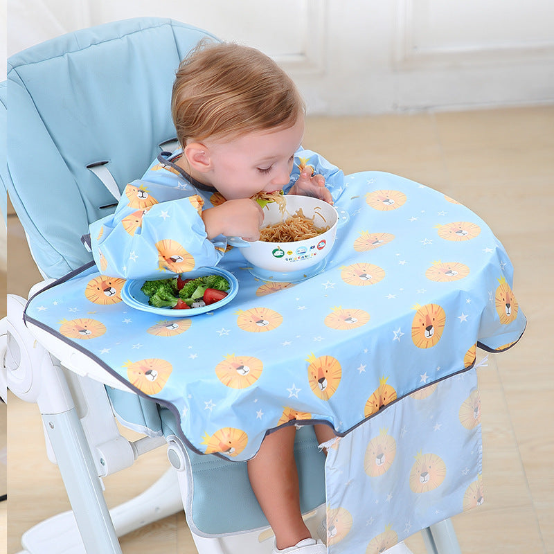 Housse de protection pour chaise de salle à manger pour bébé, bavoir anti-salissure, vêtements d'alimentation, robe