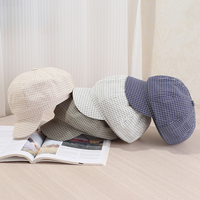 Fashion Artistic Painter Cap Short Brim Casual Duck Tongue Newsboy Cap