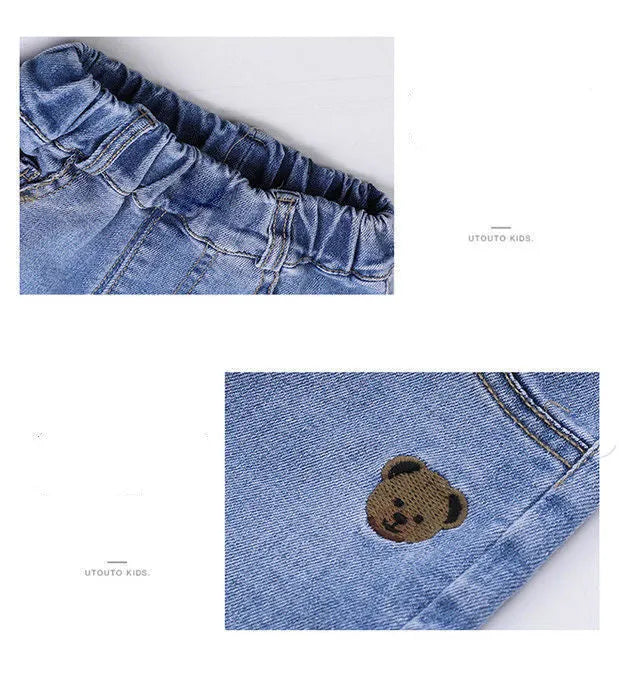 Spring And Autumn Casual Girls Jeans Fashionable Trousers - Enfance-Heureuse