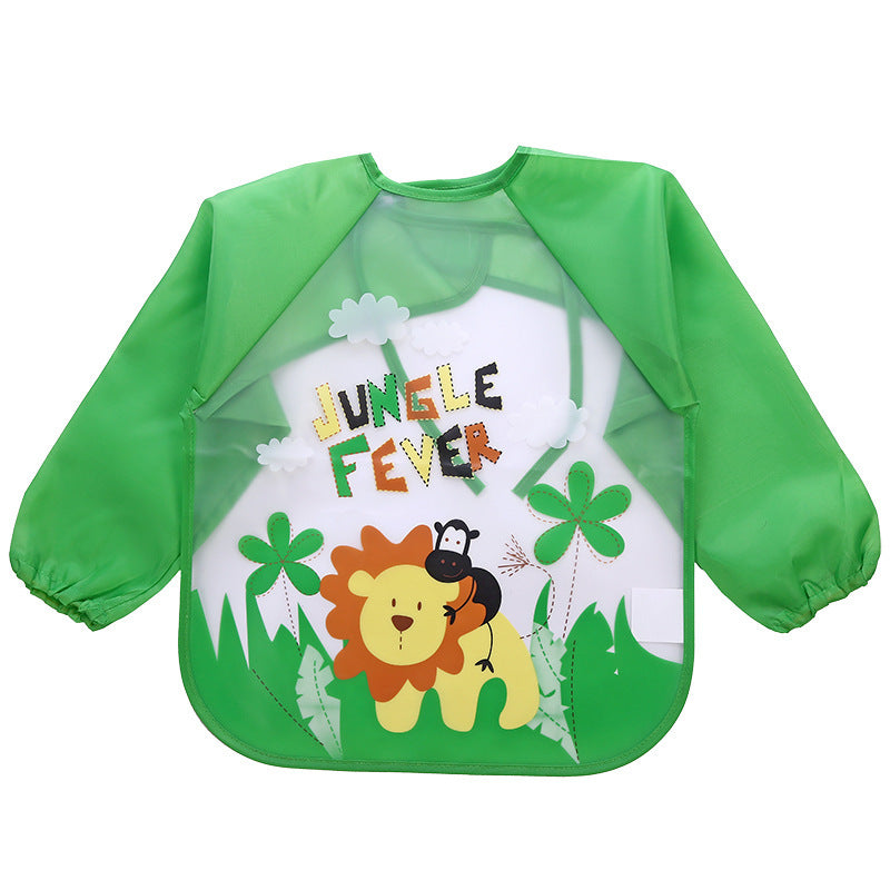 Children's Gown Long Sleeve Kids Waterproof Meal Baby Apron Painting Clothes Bib Protective Clothing - Enfance-Heureuse