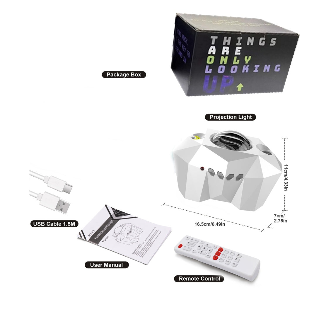 Usb Water Pattern Bluetooth Music Ocean Star Projector Lamp - Enfance-Heureuse