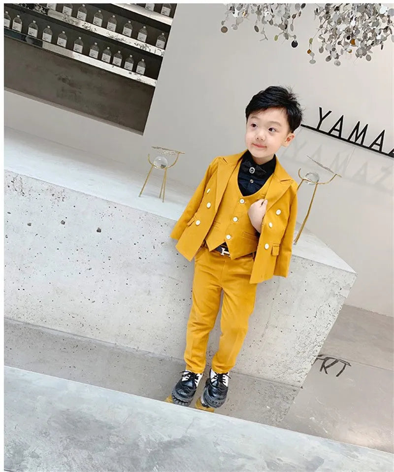 Children's Boys Fashion Simple Catwalk Suit - Enfance-Heureuse