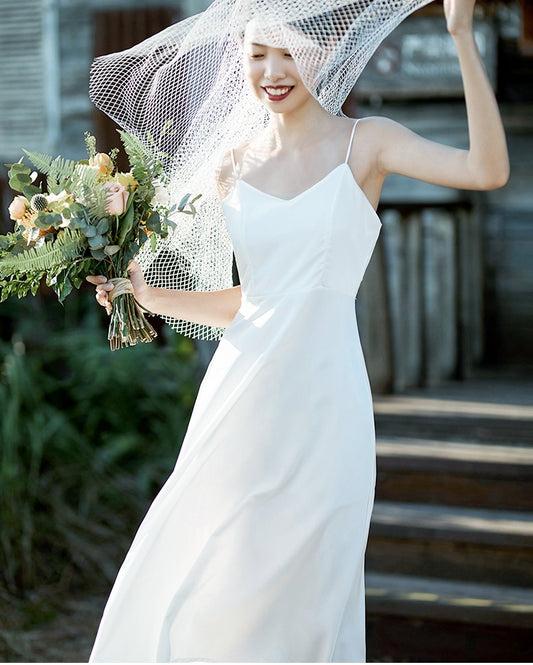 Minimal Sling Dress Daily Short - Enfance-Heureuse