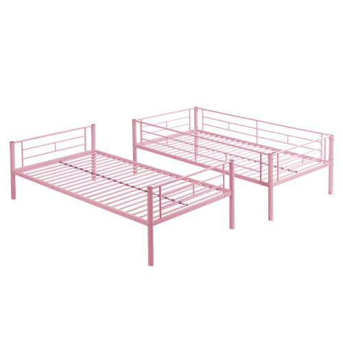 METAL BUNK BED Twin Over Twin - Enfance-Heureuse