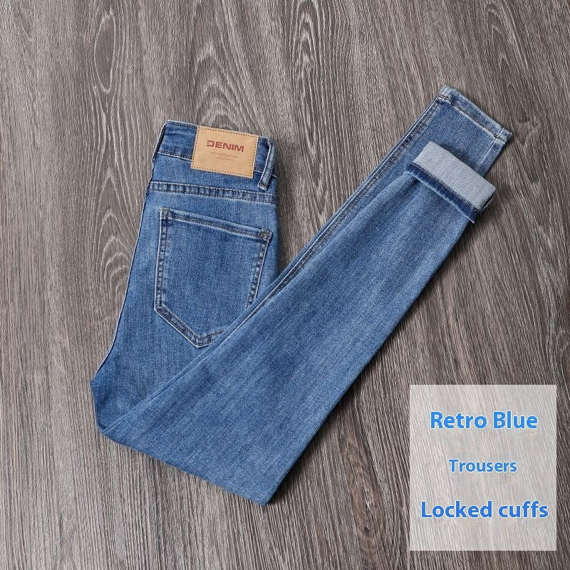 Black High Waist Stretch Jeans - Enfance-Heureuse