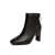 Chunky Heel Martin Boots Women's Shoes Plus Size - Enfance-Heureuse