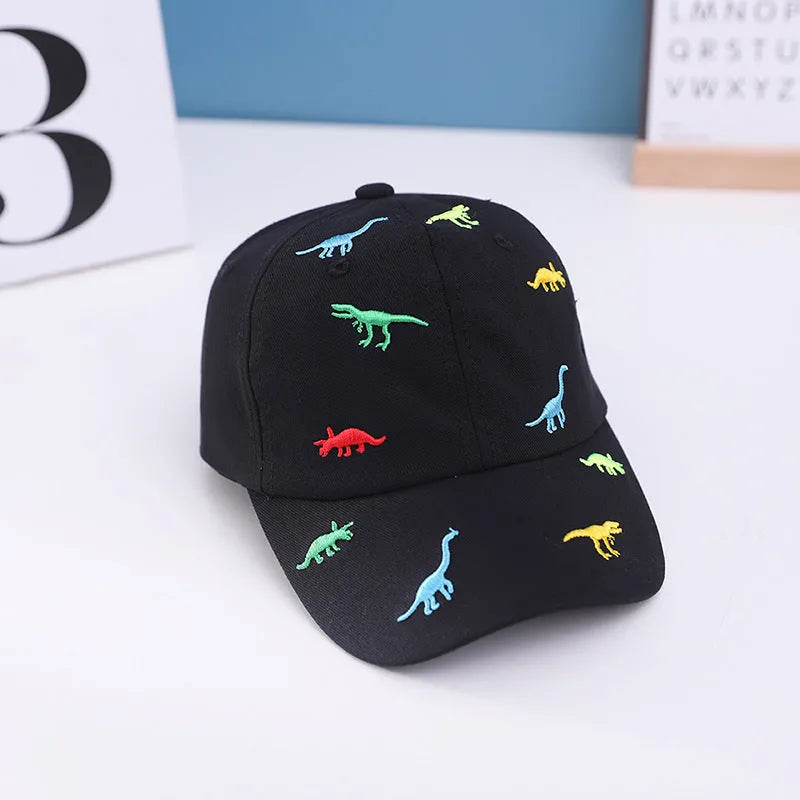 Colorful Small Dinosaur Children's Baseball Hats - Enfance-Heureuse