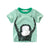 Garçons Nouveau Style Enfants À Manches Courtes de Bébé Rayé T-shirt - Enfance-Heureuse