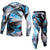 Mens Camouflage Pants & T Shirt Sets Fashion Crossfit T-shirt Compression Brand Clothing Joggers Men Casual Leggings - Enfance-Heureuse
