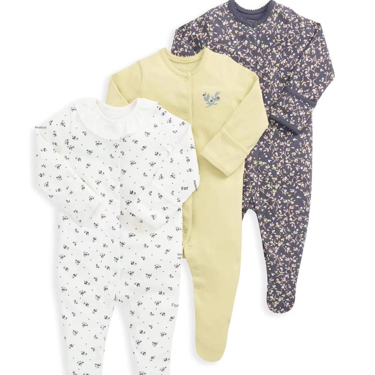 Spring And Autumn Baby Jumpsuits - Enfance-Heureuse