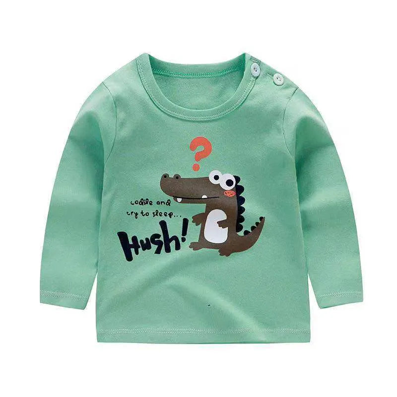 Boys Long Sleeved T Shirt Spring And Autumn Clothes - Enfance-Heureuse