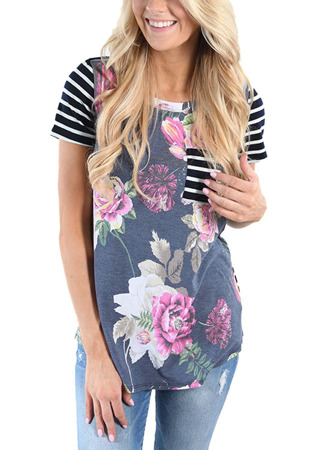 Summer Breastfeeding Tops Maternity Clothes - Enfance-Heureuse