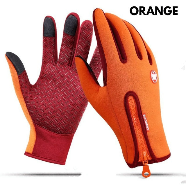 Winter Gloves Touch Screen Riding Motorcycle Sliding Waterproof Sports Gloves With Fleece - Enfance-Heureuse