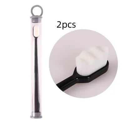 Ultra-fine Toothbrush Super Soft Bristle Deep Cleaning Brush Portable For Oral Care Tools Teeth Care Oral Cleaning Travel - Enfance-Heureuse