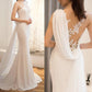 Mid-waist Dream See-through Super Fairy Light Wedding Dress - Enfance-Heureuse