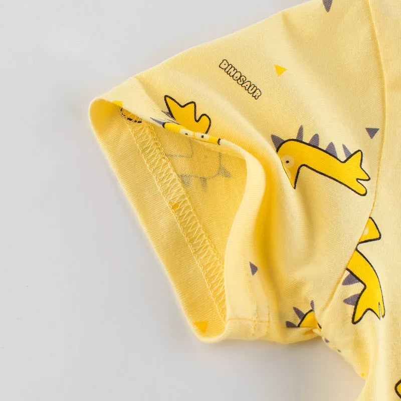 Children's Short-Sleeved T-Shirt Male Baby Clothes - Enfance-Heureuse