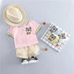 Children's clothing Korean short sleeve suit - Enfance-Heureuse