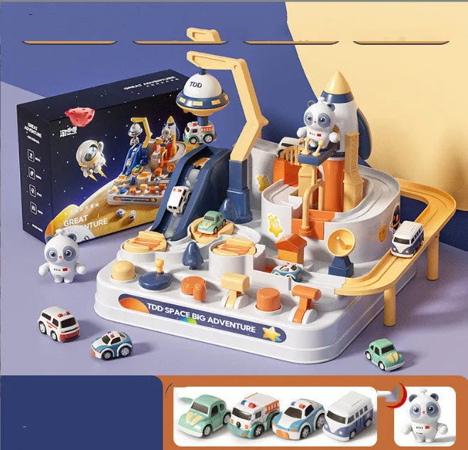 Puzzle Voiture Piste Train Garçons Et Filles Jouets De Voiture Piste Enfants Jouet - Enfance-Heureuse