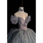 Female Texture Host Gift Tulle Tutu French Banquet Princess Dress - Enfance-Heureuse