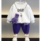 Boys Sweater Suit Clothes Fashionable Children Korean Style - Enfance-Heureuse