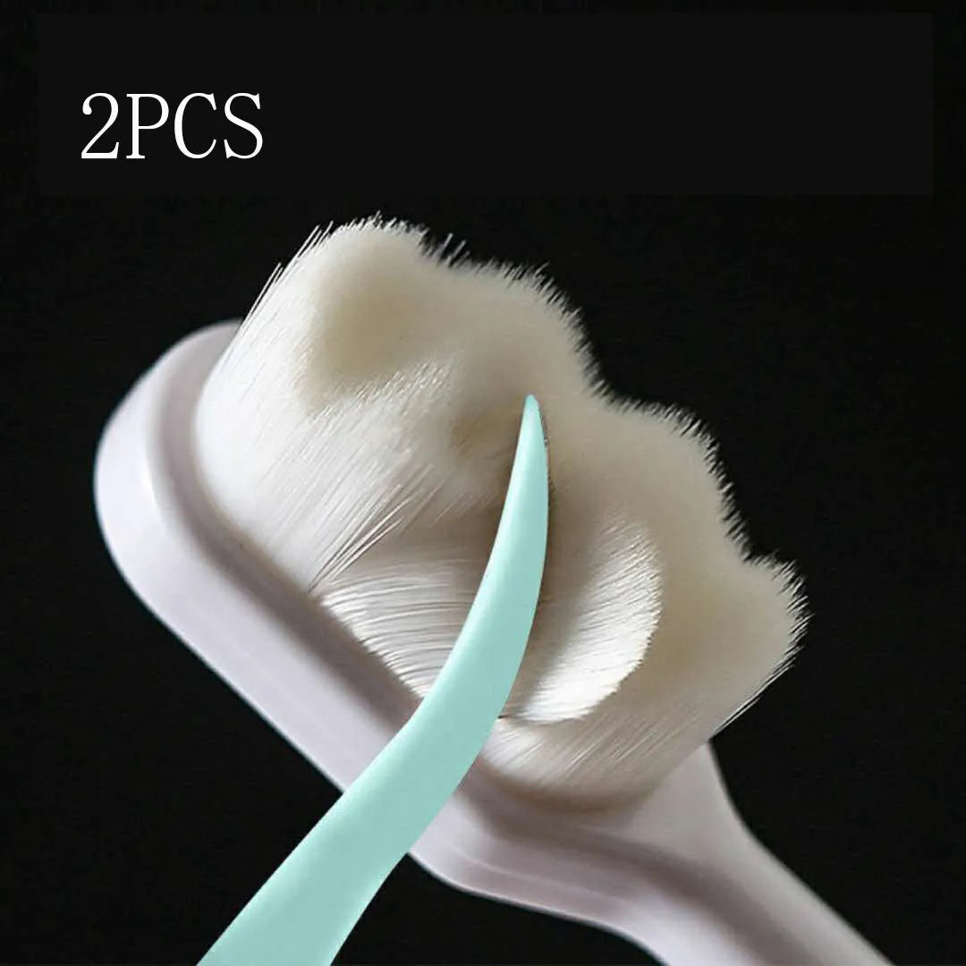 Ultra-fine Toothbrush Super Soft Bristle Deep Cleaning Brush Portable For Oral Care Tools Teeth Care Oral Cleaning Travel - Enfance-Heureuse