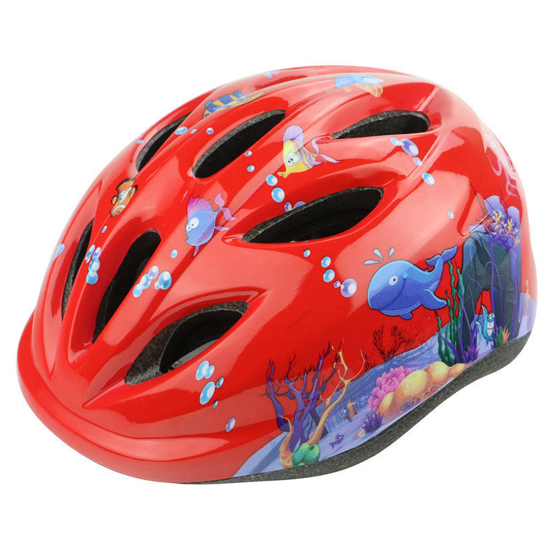 Bicycle riding Child Helmet scooter protector skating skating speed skating helmet safety helmet fittings - Enfance-Heureuse