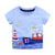 Children's t-shirt round neck print short sleeve - Enfance-Heureuse