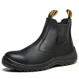 Leather Safety Shoes Boots Safety Work Shoes - Enfance-Heureuse