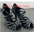 Zapatos de baile latino de diamante para mujer, zapatos de baile de tacón alto
